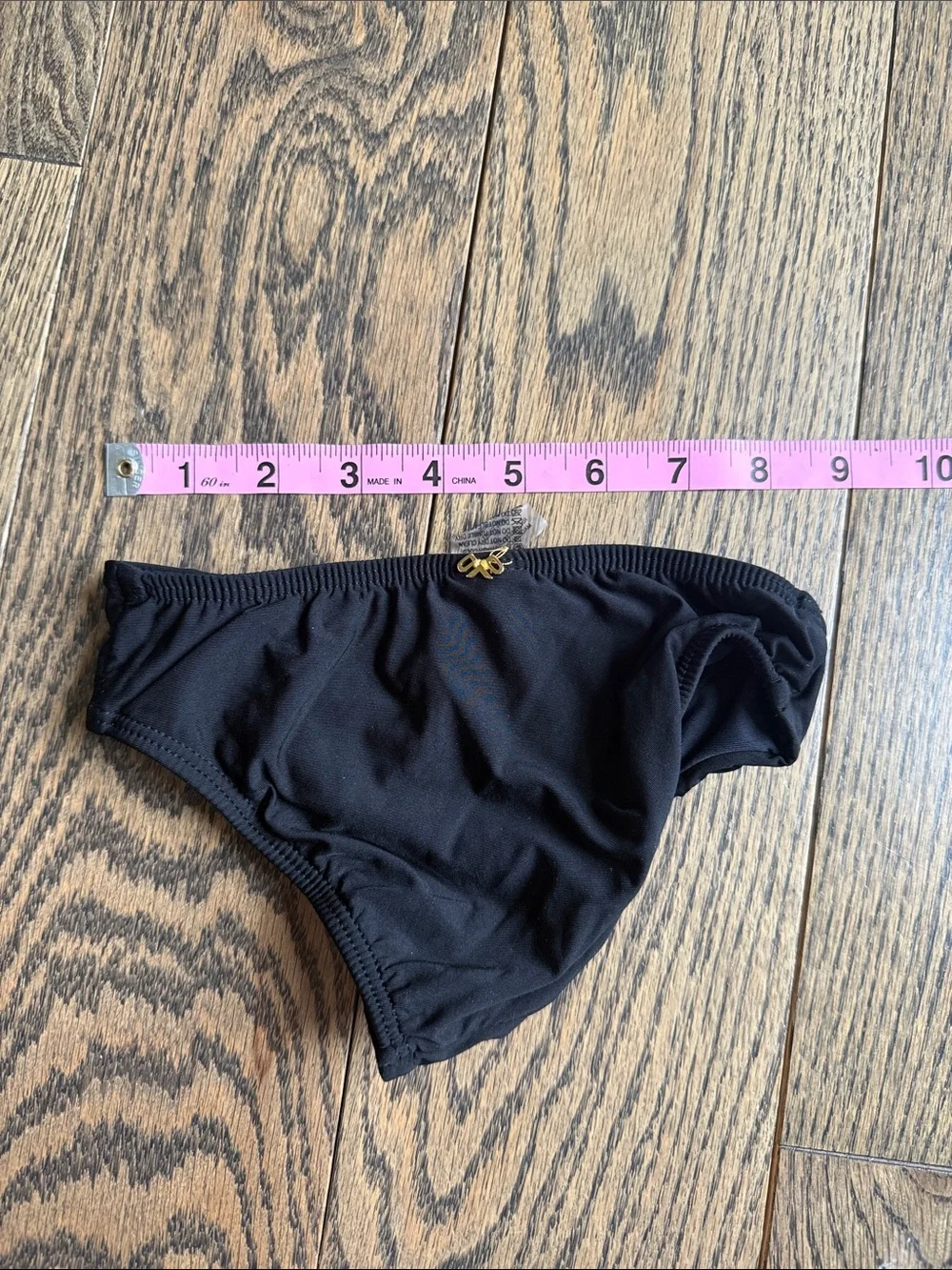 PQ Swim Black Lace-Up Girls Bikini Set